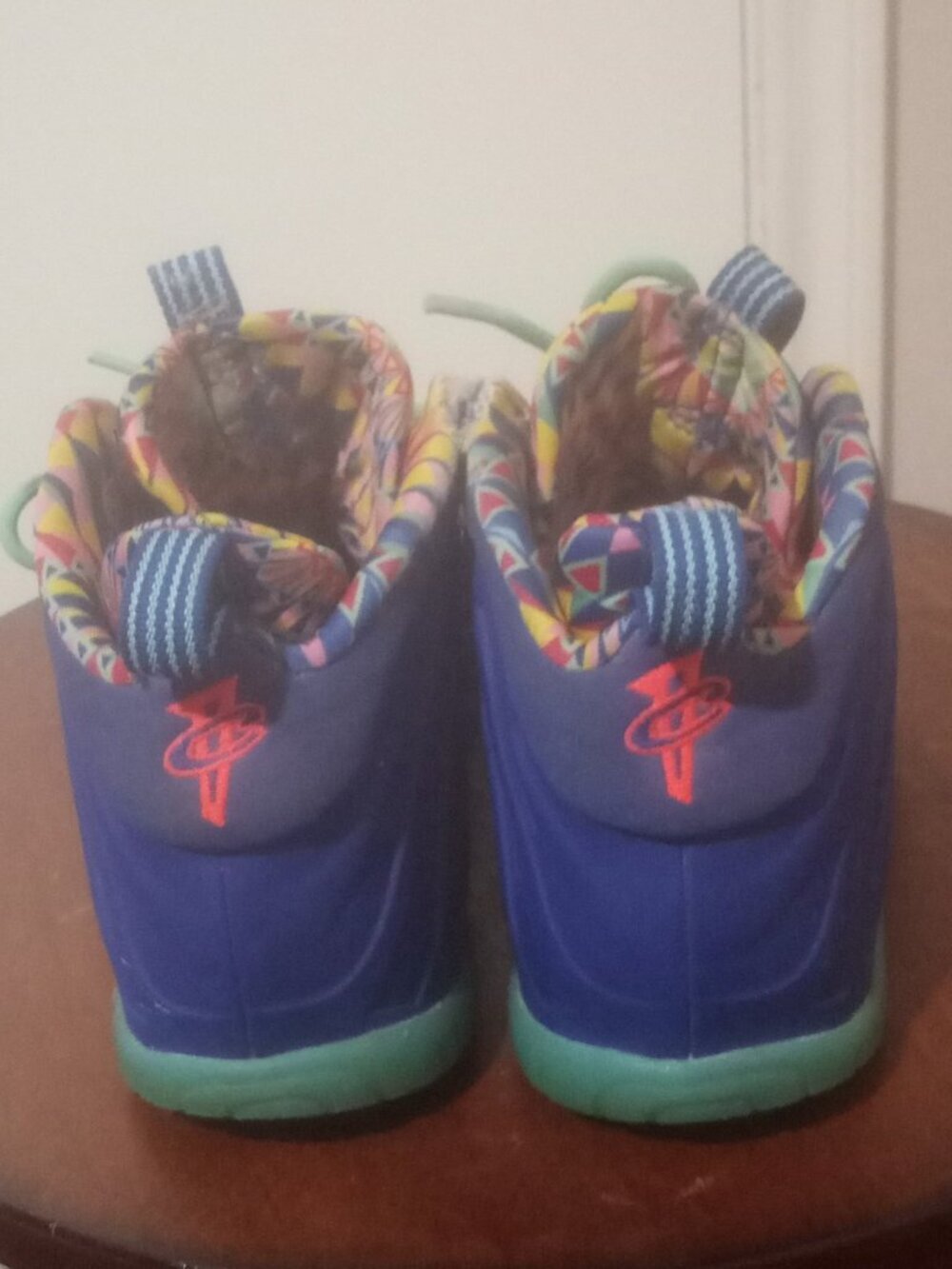 Nike Little Posite One ASW Kaleidoscope DZ5190-400 Kid's Size 4.5Y Sneakers - Picture 10 of 14